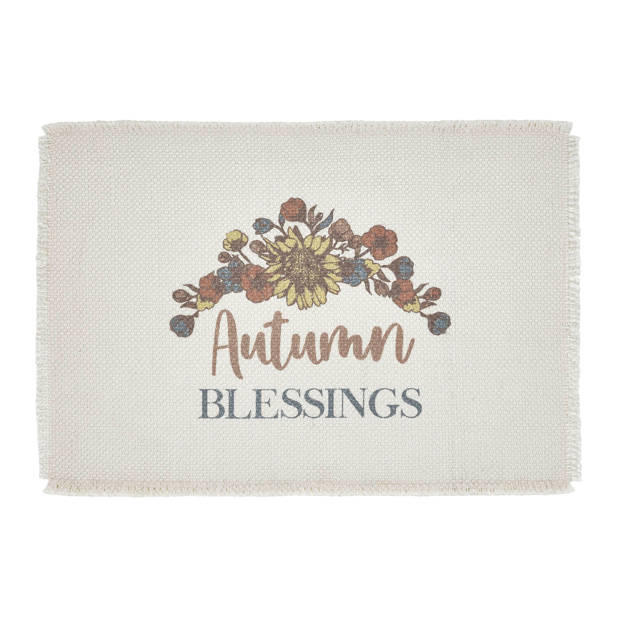 Bountifall Autumn Blessings Placemat Set of 2 13x19