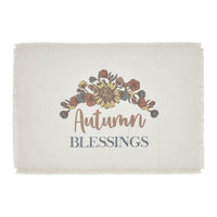 Bountifall Autumn Blessings Placemat Set of 2 13x19