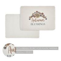 Bountifall Autumn Blessings Placemat Set of 2 13x19