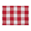 Annie Red Check Placemat Set of 2 13x19