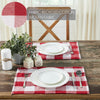 Annie Red Check Placemat Set of 2 13x19