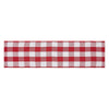 Annie Red Check Runner 12x48