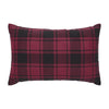 Cumberland Red Black Plaid Holiday Moose Pillow 14x22