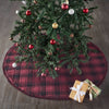 Cumberland Red Black Plaid Tree Skirt 48