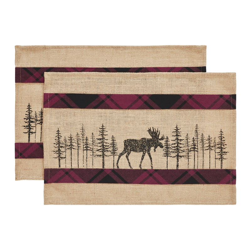 Cumberland Moose Placemat Set of 2 13x19