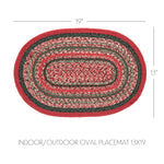 Forrester Indoor/Outdoor Oval Placemat 13x19