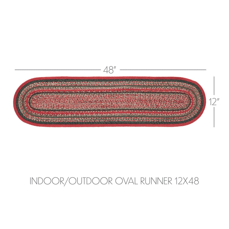 Forrester Indoor/Outdoor Oval Runner 12x48