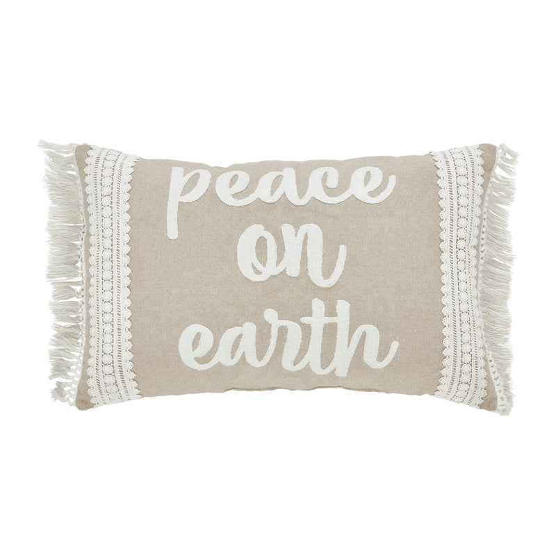 Grace Peace on Earth Pillow 14x22