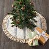 Grace Grain Sack Stripe Tree Skirt 24