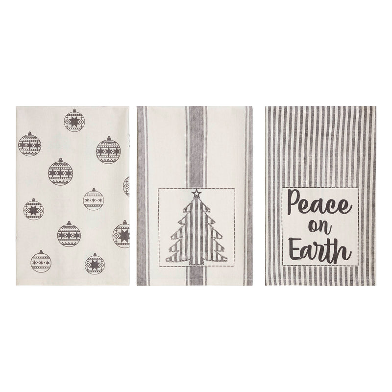 Grace Peace on Earth Tea Towel Set of 3 19x28