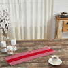 Arendal Red Stripe Runner Fringed 8x24