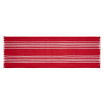 Arendal Red Stripe Runner Fringed 12x36