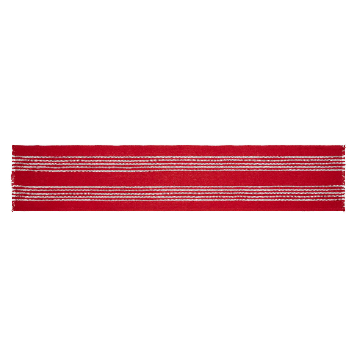 Arendal Red Stripe Runner Fringed 12x60