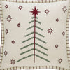 Star of Wonder Primitive Tree Pillow 12x12