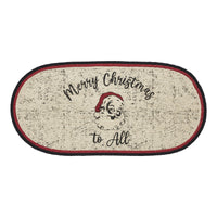 Jolly Ole Santa Jute Rug Oval 17x36