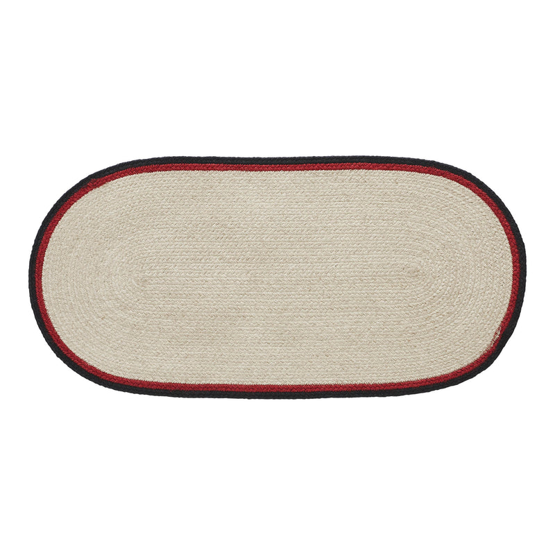 Jolly Ole Santa Jute Rug Oval 17x36