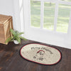 Jolly Ole Santa Jute Rug Oval 20x30