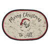 Jolly Ole Santa Jute Rug Oval 20x30