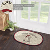 Jolly Ole Santa Jute Rug Oval 20x30