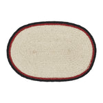 Jolly Ole Santa Jute Oval Placemat 10x15