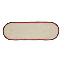 Jolly Ole Santa Jute Oval Runner 12x36