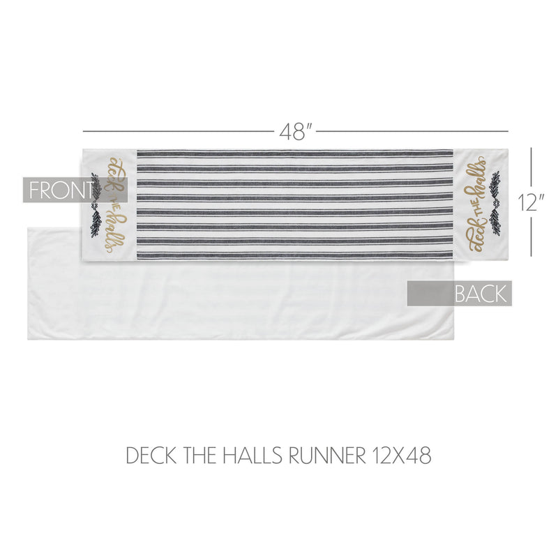 Wintergleam Deck the Halls Runner 12x48