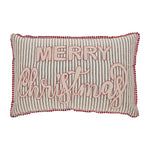 Sawyer Mill Charcoal Merry Christmas Pillow 14x22