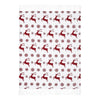 Scandia Snowflake Red White Woven Throw 50x60