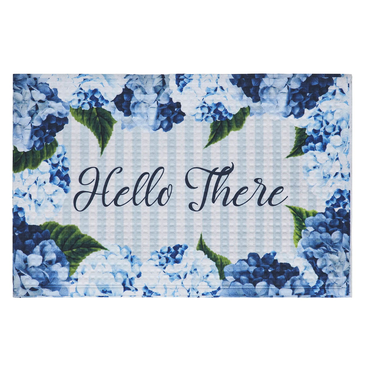Finders Keepers Hydrangea Hello There Nylon Rug Rect 16x24