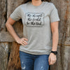 She Thought She Could T-Shirt, Grey Melange