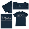 Merica T-Shirt, Navy Melange