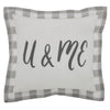 Finders Keepers U & Me Pillow 9x9