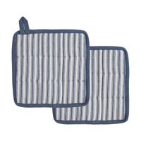 Sawyer Mill Blue Pot Holder Set of 2 8x8