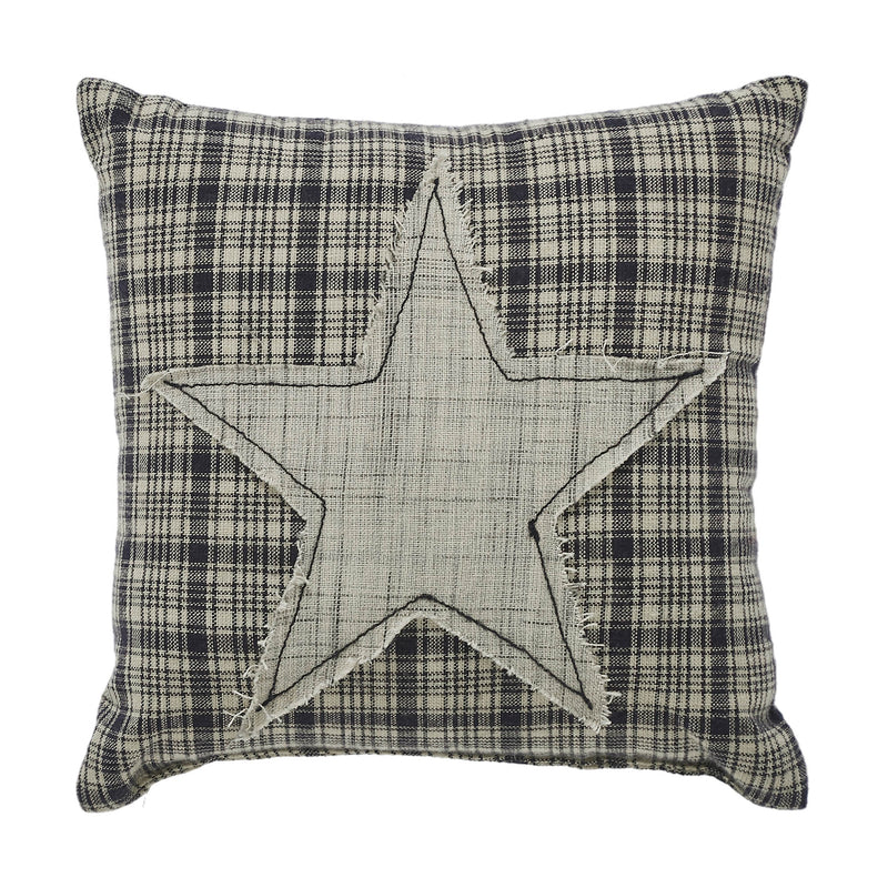 My Country Applique Star Pillow 6x6