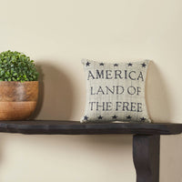 My Country Land of the Free Pillow 6x6