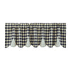 My Country Scalloped Layered Valance 18x60