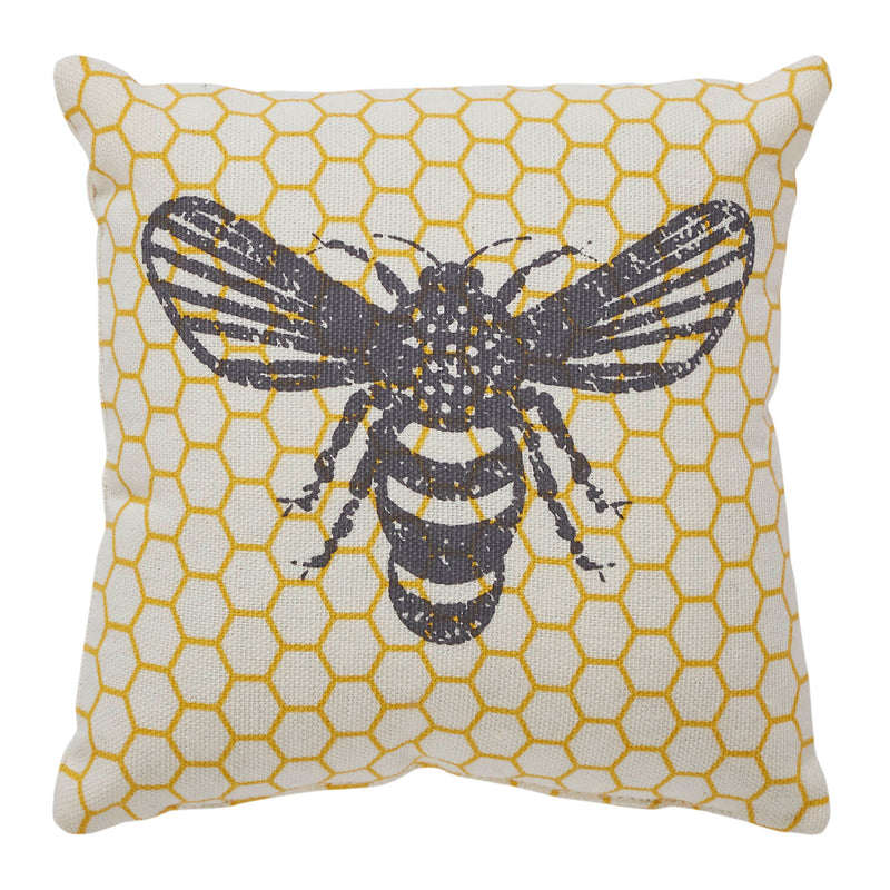 Buzzy Bees Bee Pillow 6x6