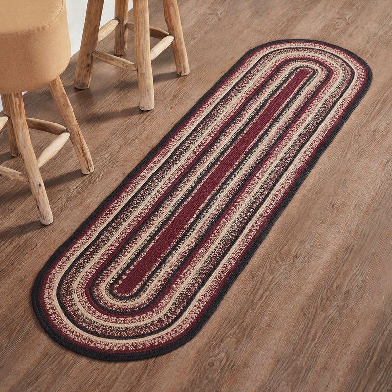Connell Jute Rug/Runner Oval w/ Pad 22x78
