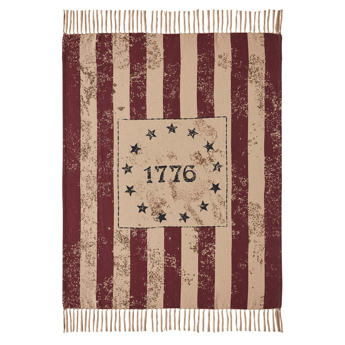 My Country 1776 Woven Throw 50x60