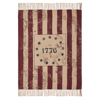 My Country 1776 Woven Throw 50x60