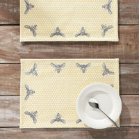 Buzzy Bees Placemat Set of 2 13x19