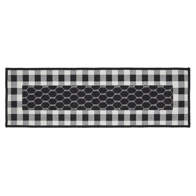 Sawyer Mill Black White Jute Stair Tread Rect Latex 8.5x27 - Allyson’s Sawyer Mill Black White Jute Stair Tread Rect Latex 8.5x27 - Allyson’s