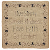 Pip Vinestar Burlap Lap Throw 32Wx32L