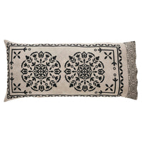 Custom House Black Tan Jacquard King Pillow Case Set of 2 21x40+4