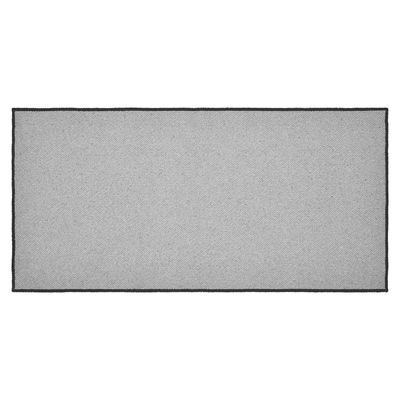 Custom House Black Tan Jacquard Polyester Bathmat 17x36