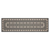 Custom House Black Tan Jacquard Indoor/Outdoor Rug/Runner Rect 22x78