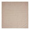 Custom House Burgundy Tan Jacquard Quilted Lap Throw 34Wx34L