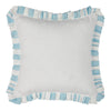 Finders Keepers Hydrangea Ruffled Pillow 12x12