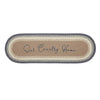 Finders Keepers Our Country Home Oval Runner 12x36