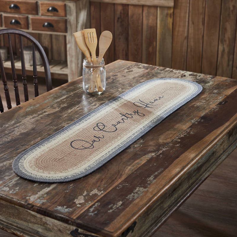Finders Keepers Our Country Home Oval Runner 12x48